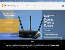 Tablet Screenshot of flashrouters.com